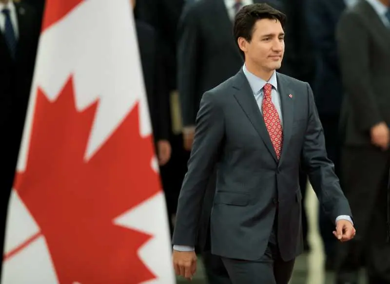 Канадският премиер Джъстин Трюдо обеща подкрепа за Украйнасрещу руската заплаха