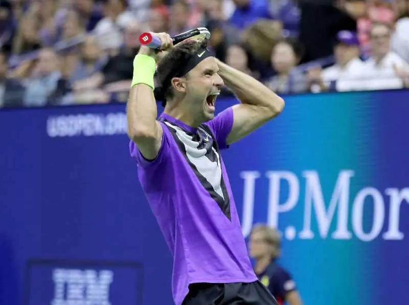 Григор Димитров е на полуфинал на US Open след историческа победа над Федерер