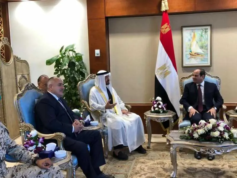 Премиерът Борисов се срещна с президента на Египет Абдел Фатах ас Сиси