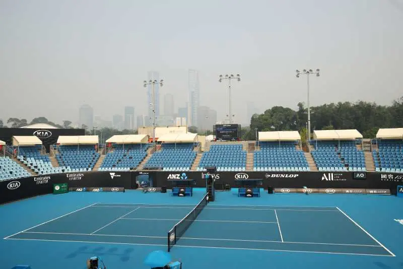 Порой и лош въздух спряха квалификациите на Australian Open
