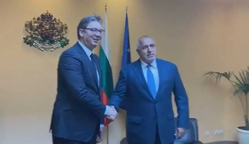 Борисов посрещна президента на Сърбия Александър Вучич