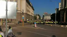 Опит за сблъсъци между двата протеста в София. Блокирани са централни улици и кръстовища