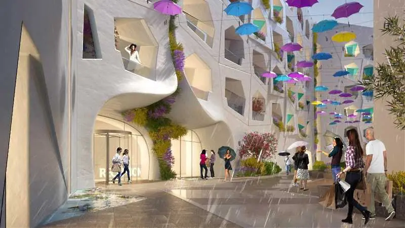 Изграждат дъждовна улица в Дубай
