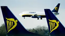 Ryanair намалява с 20% полетите през септември и октомври