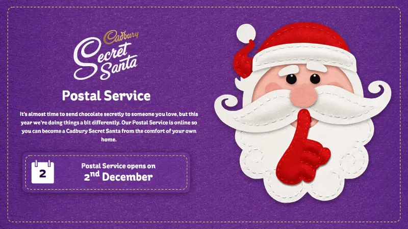 Cadbury създаде виртуална пощенска кутия за шоколад