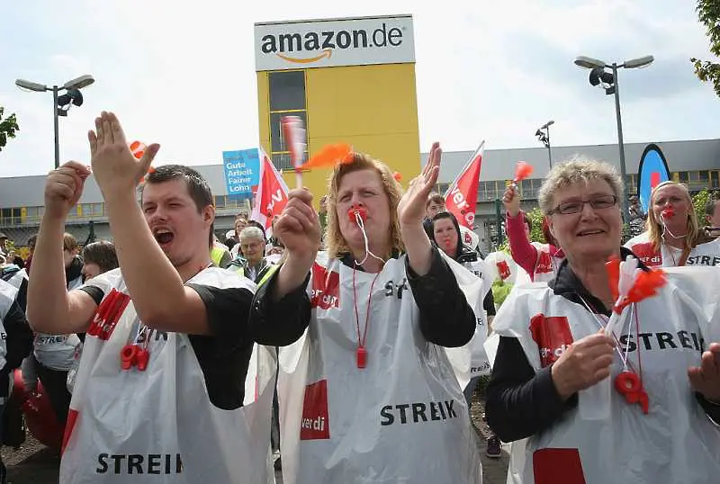 Профсъюз в Германия призова служителите на Amazon да блокират Prime Day