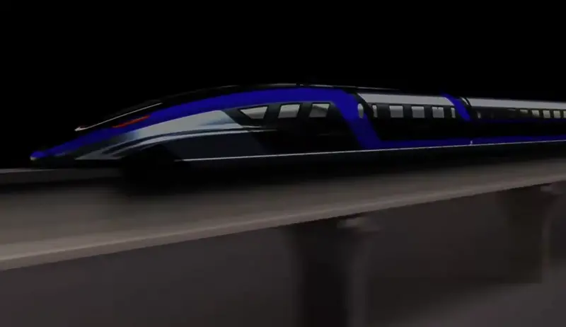 Китай показа влак стрела с максимална скорост 600 км/ч