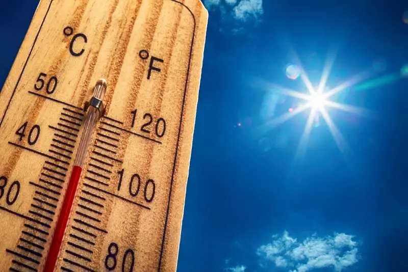 Времето: Жълт код за високи температури в цялата страна