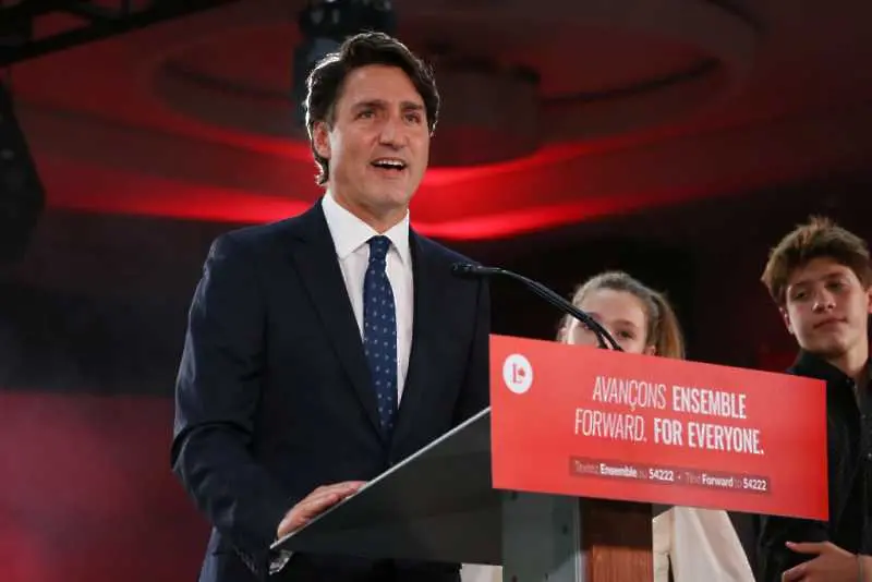 Партията на Трюдо побеждава на предсрочните избори в Канада