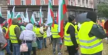 Пътните строители блокираха центъра на София и поискаха оставката на Комитова