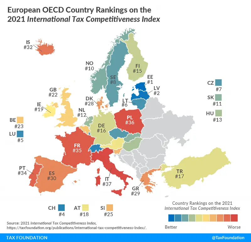 Полската данъчна система е една от най-лошите в Европа