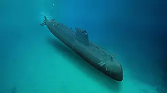 Миниатюрна бронирана подводница пори с 50 км / ч. под вода