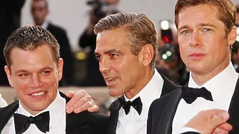 Клуни, Брад Пит и Мат Деймън се завръщат в Бандата на Оушън