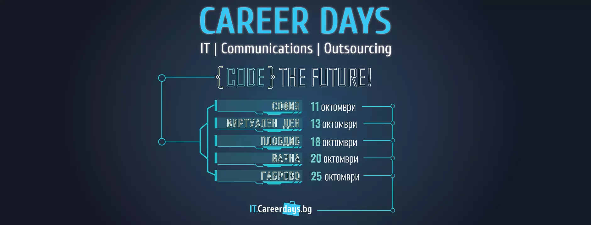 Програмирай бъдещето си с 13-то издание на IT Дни на кариерата  