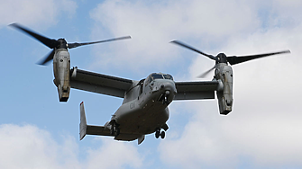 САЩ приземиха флотилията си от военни самолети Osprey след фатална катастрофа край Япония 